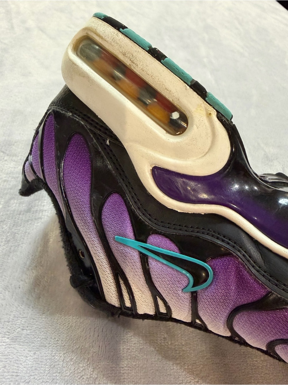 Nike Air Tuned Plus Gradient Purple/White Sneakers - Picture 9 of 11